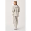 Huit Hooded Big Pocket Half Jumper Htwjp6i05t