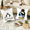 Cartonn P-ingu Penguin  Pillowcases cushion covers living room sofas home decor gifts