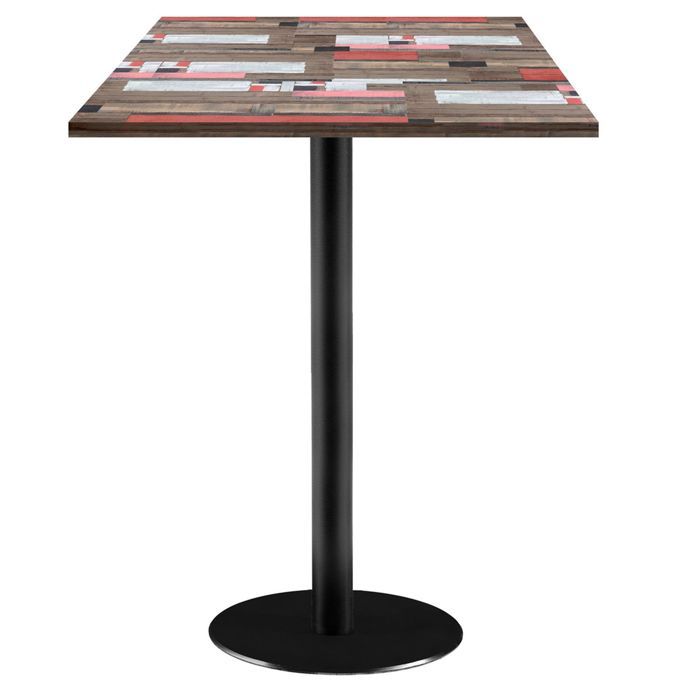 Mange-debout 60 x 60 cm - modèle Rome bois redden wood
