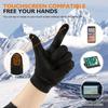 high qualityMen's and Women's Winter -Lined Warm Gloves, Windproof, Cold-Resistant, Touchscreen, Non-Slip, Lightweight, for Running, Cycling,