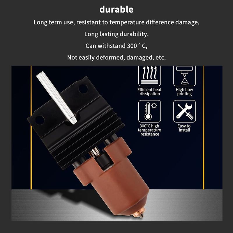 New Creality 2025 Version K1 Series Ceramic Heating Block Kit Terminal With Buckle Compatible With K1/K1 Max/K1C 3D Printer