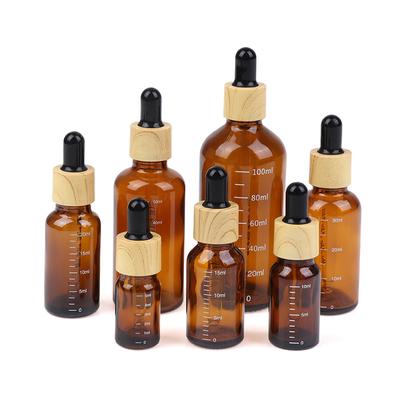 5 ml – 100 ml Tropfflaschen mit Skala, Reagenz, Augentropfen, Bernsteinglas, Aromatherapie, Flüssigkeitspipette, Flasche, nachfüllbare Flaschen, Reise