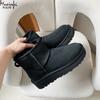 Winter New Thick soled Classic Snow Boots Women's Fur Warm Short Boots Sheep Fur Integrated Cotton Shoes