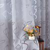 Modern Multi-color Cutout Lace Sheer Curtain for Bedroom, Living Room, Lounge - Rod Pocket Design