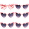 6/8pairs Vintage Heart Shaped Sunglasses Bachelorette Bride Bridesmaid glasses Wedding Bridal Shower Decor woman Hen party gifts 5