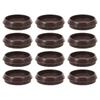 12Pcs Anti-Slip Caster Cups Premium Furniture Coasters Floor Protectors for Hardwood Chairs Tables Bed Legs No Scratch Noise