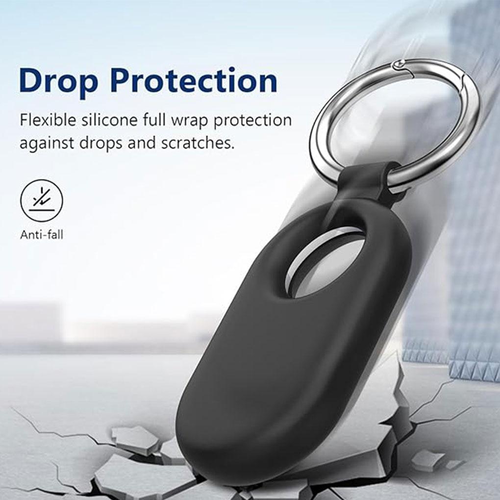 Shockproof Silicone Case For Smart Tag Key Protection Compact And Lightweight Silica Gel Soft Texture, pink