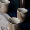 150ml Japanese hand polished ceramic mug water cup home breakfast coffee cup office water cup couple pair cup