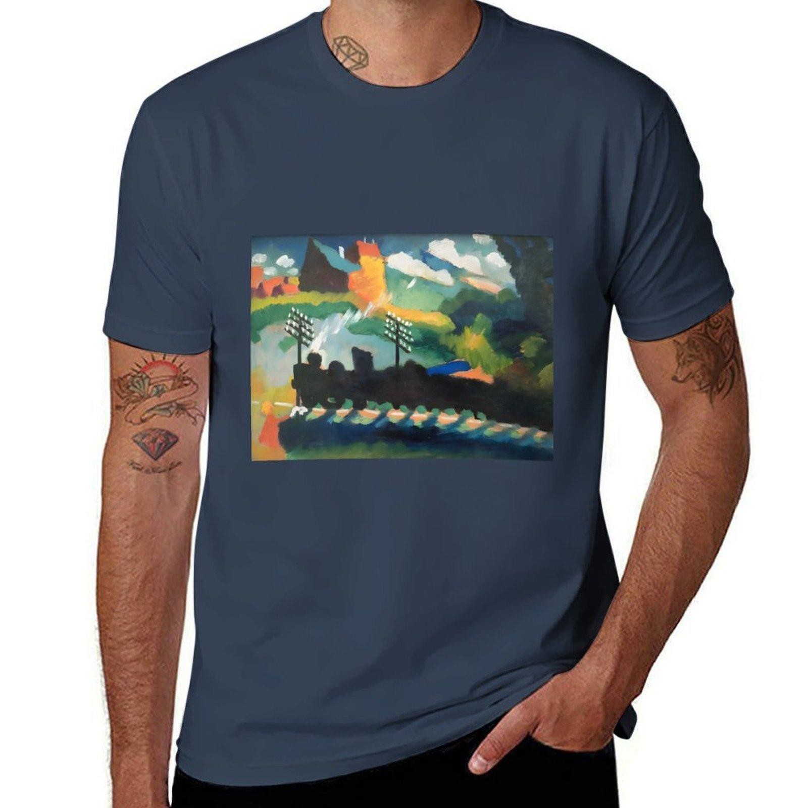 Wassily Kandinsky TShirt Casual Basic Short Sleeve TShirt S