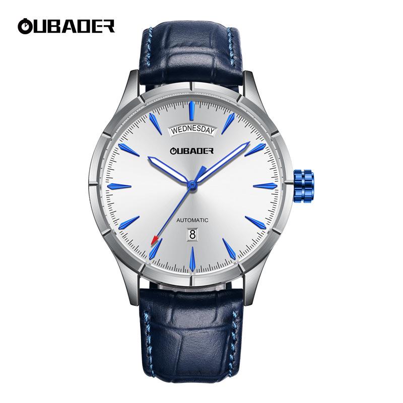 Genuine Men's Automatic Outdoor Sports Watch - Waterproof, Luminous, with Week and Calendar Display