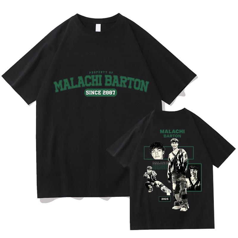 Malachi Barton T Shirts Unisex T-Shirt Fashion Casual T-shirt Printed Short Sleeve Tees Summer Aesthetic Graphic Cotton Clothes