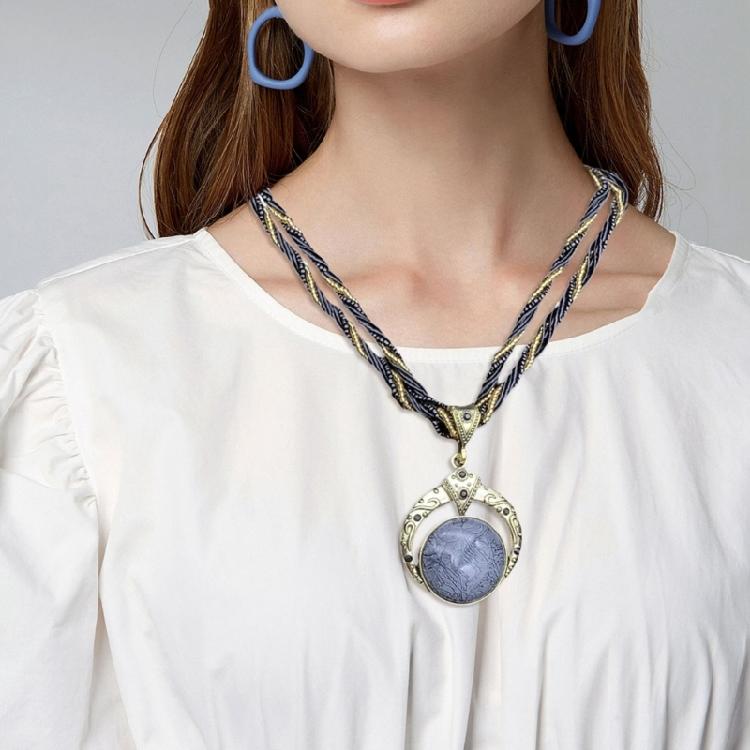 Nature Inspire Bohemian Styles Necklace with Distinctive Bead Designs Suitable for Music Festivals and Casual Event