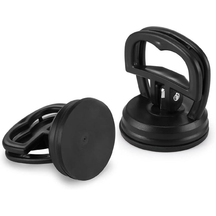 2 Pcs Disassembly Heavy Duty Suction Cup Opening Removal Tool,Suction Dent Puller for LCD Screen Repair of Laptops Tablets Phones(Black)