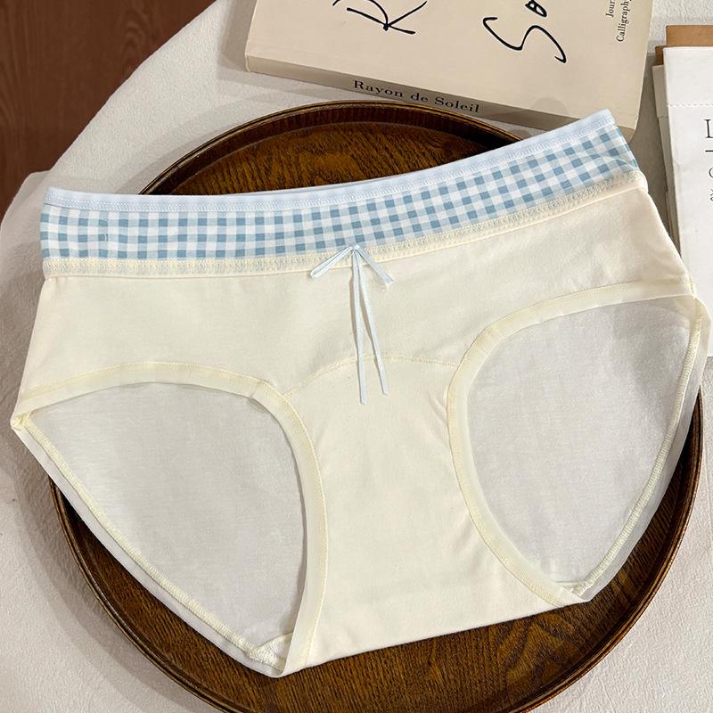 Women's Pure Cotton Antibacterial Panties - 2025 New Summer Thin Style Ladies' Briefs with Full-Cotton Crotch.