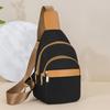 Dámska náprsná taška s kontrastnou farbou, veľkokapacitná taška cez rameno/crossbody