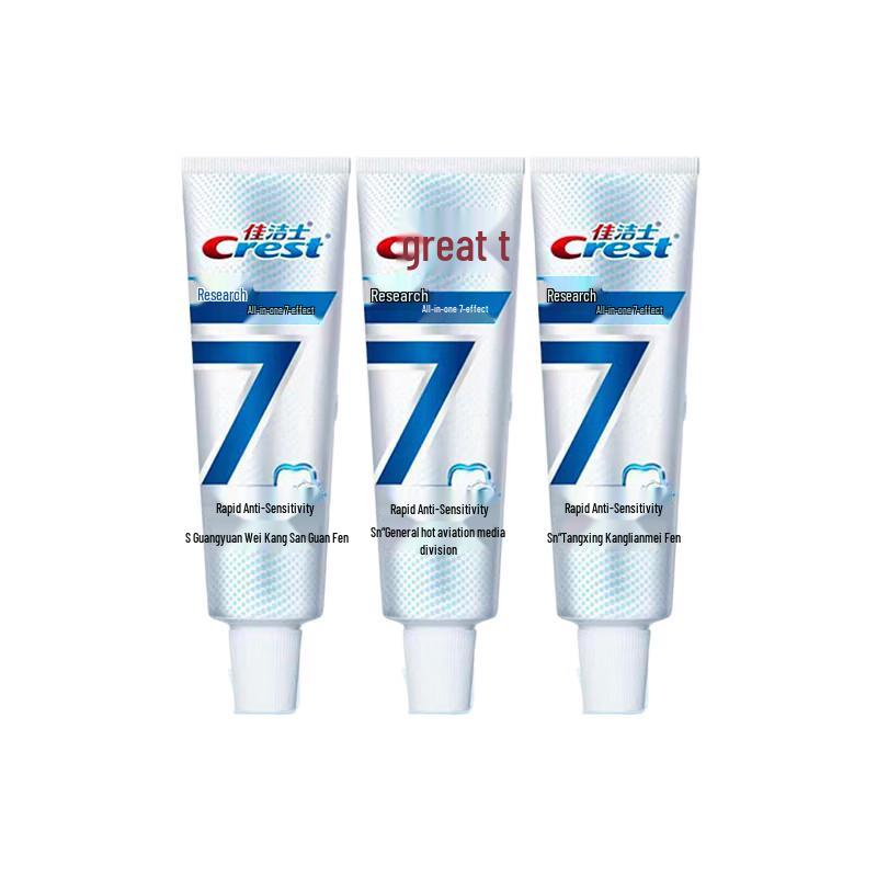 Crest Rapid Sensitivity Relief Toothpaste 40g 3-Pack