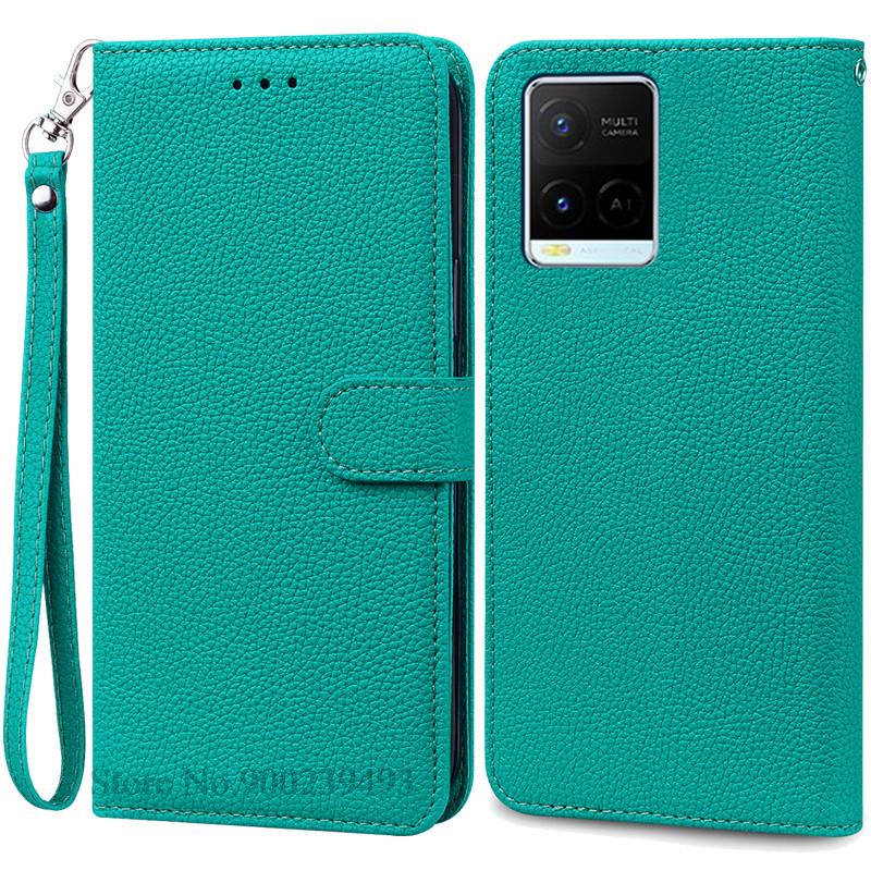 For Vivo Y21 2021 Y21S Deksel Lommebok Flipdeksel For Vivo Y33S Y33T Y32 Y21T Y21E Y21A Y21G VivoY21 Silikondeksel Coque Fundas Etui