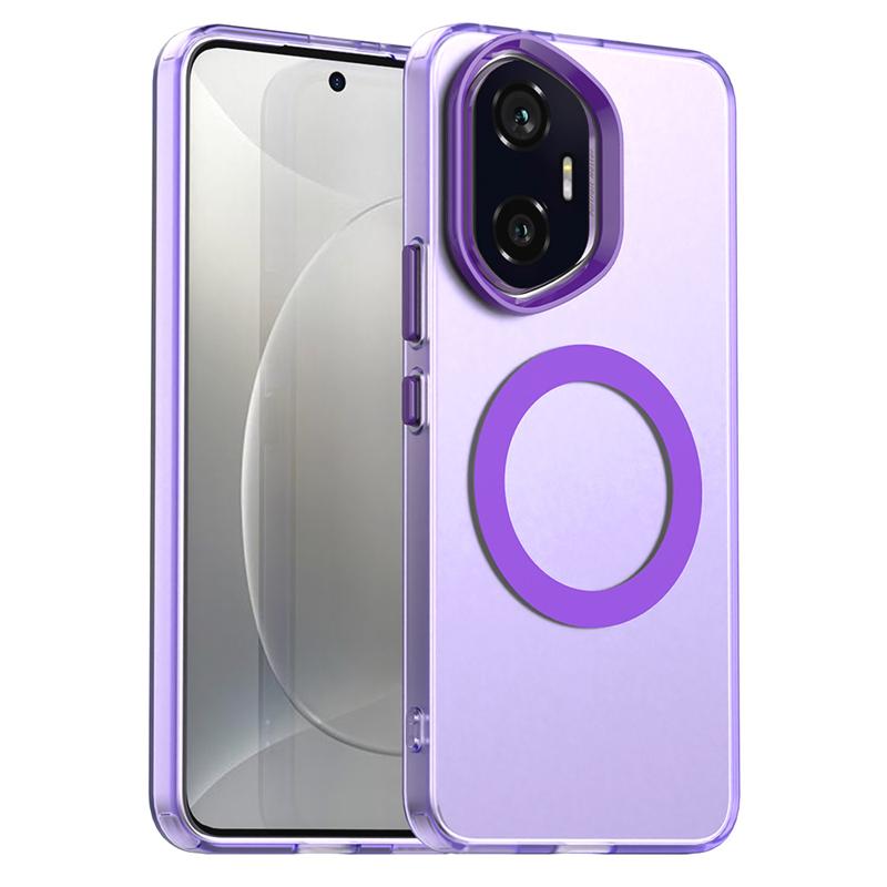 Transparent Phone Case For Honor 300 Case Honor 300 Magnetic Adsorption Wireless Charge Back Cover For Honor 300 Case 6.7 inch