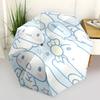1pc Blue Cute Cinnamoroll Automatic 3-Fold Umbrella Design, Cute Cartoon Pattern, Portable Outdoor Umbrella, Perfect, Holiday Gift for fans.S007