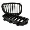 For BMW 1 Series F20 F21 2011-2014 Single/Double/Diamond Style Front Bumper Racing Grille Kidney Mesh Grill Car Replacement