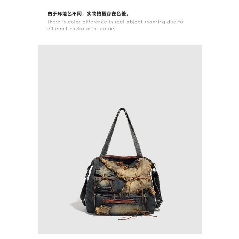 New Large-capacity Tote Bag, Spicy Girl Bag, Women's Vintage Shoulder Bag