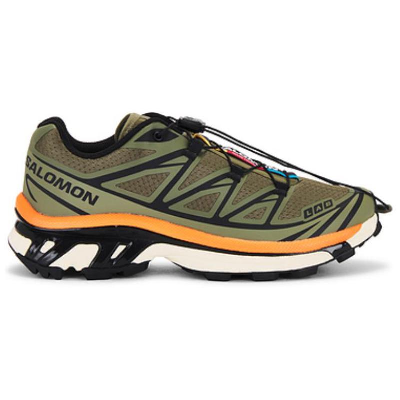 XT-6 Salomon 'Deep Lichen Green Marmalade' Sneakers L47582500