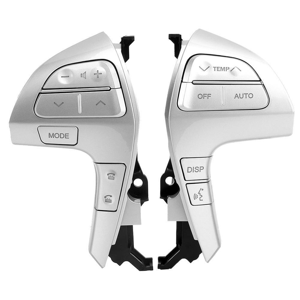 Multifunction Steering Wheel Buttons Switch Fits for Toyota Camry HighlanderSilver