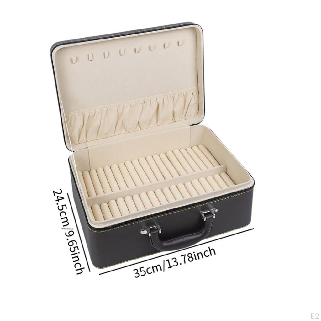Pudełko na bransoletki, organizer, etui ekspozycyjne, pudełko na bransoletki ze skóry PU, uchwyt do przechowywania rękodzieła artystycznego