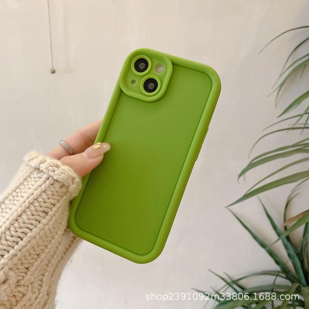 Para IPhone 17 Cor Sólida Escada Olho do Céu Capa de Telefone IP16 para Apple 15 Capa de Telefone Areia Diamantada