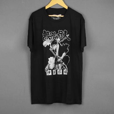 Blade of the Immortal T-Shirt Japanischer Anime Shigurui Kemonozume Herren Sommer Baumwolle T-Shirt