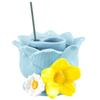 Seto Craft Hana Rennes Hana Incense Mini Incense Burner for Buddhist Altars and Holds Single Incense Sticks or Easy To Ideal for Grave and Higan