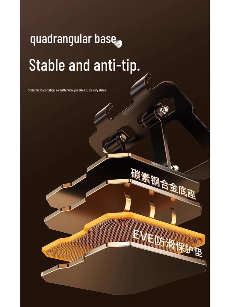 Foldable Aluminum Laptop & Tablet Stand with Heat Dissipation