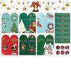 6pcs Christmas Card Set 6-Pattern Funny Christmas Card Greeting With Envelopes And Stickers For Giving Christmas Gift Cards