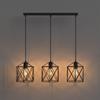 Nordic Metal Vintage Home Decorative Iron Chandelier Ceiling Light Indoor Restaurant Kitchen Decor Hanging Dining Pendant Light