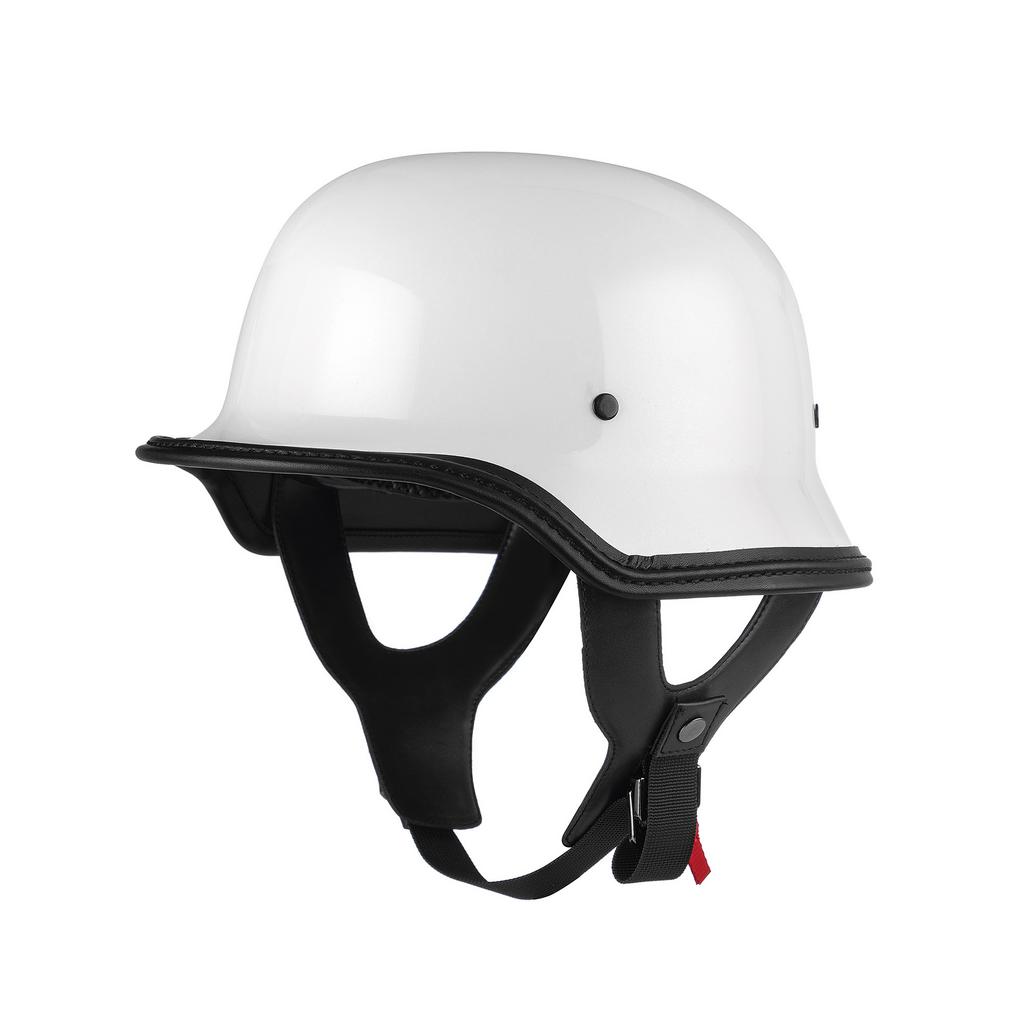 National Standard Handmade Retro Motorcycle Half Helmet For Men And Women German Style Soldier Helmet Indian Ladle Helmet Motorcycle Helmet