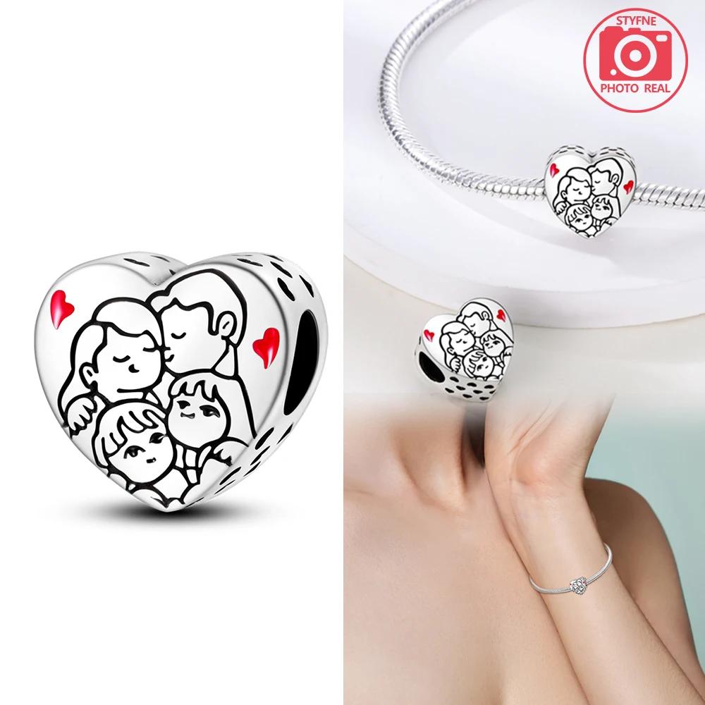 copper Colors Charm Bead Charms Couple Pendants for Dangle Pendant Bead Jewellery Bead Charms New Gifts for Women