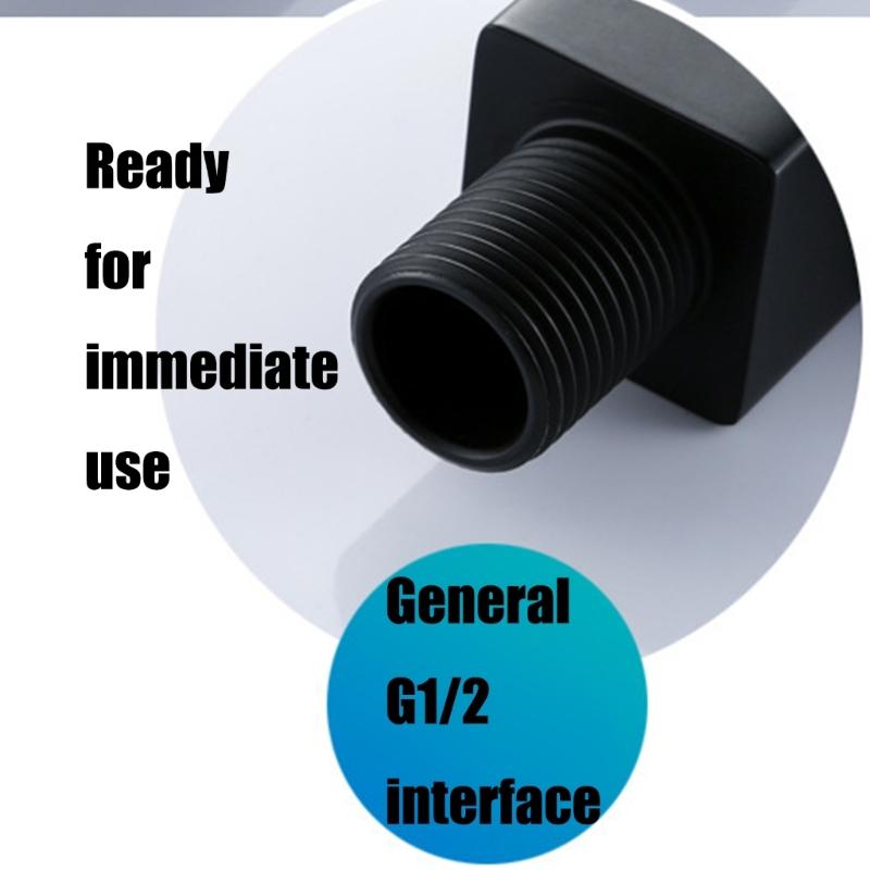 Single Handle Wall Mounted Copper Faucet Easy Installation Heat Resistant Coating Tap for Bathroom Basins Kitchen Sink