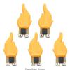 5Pcs LED Flashing Lights Party Decoration Light Bulb Accessories 3XUF