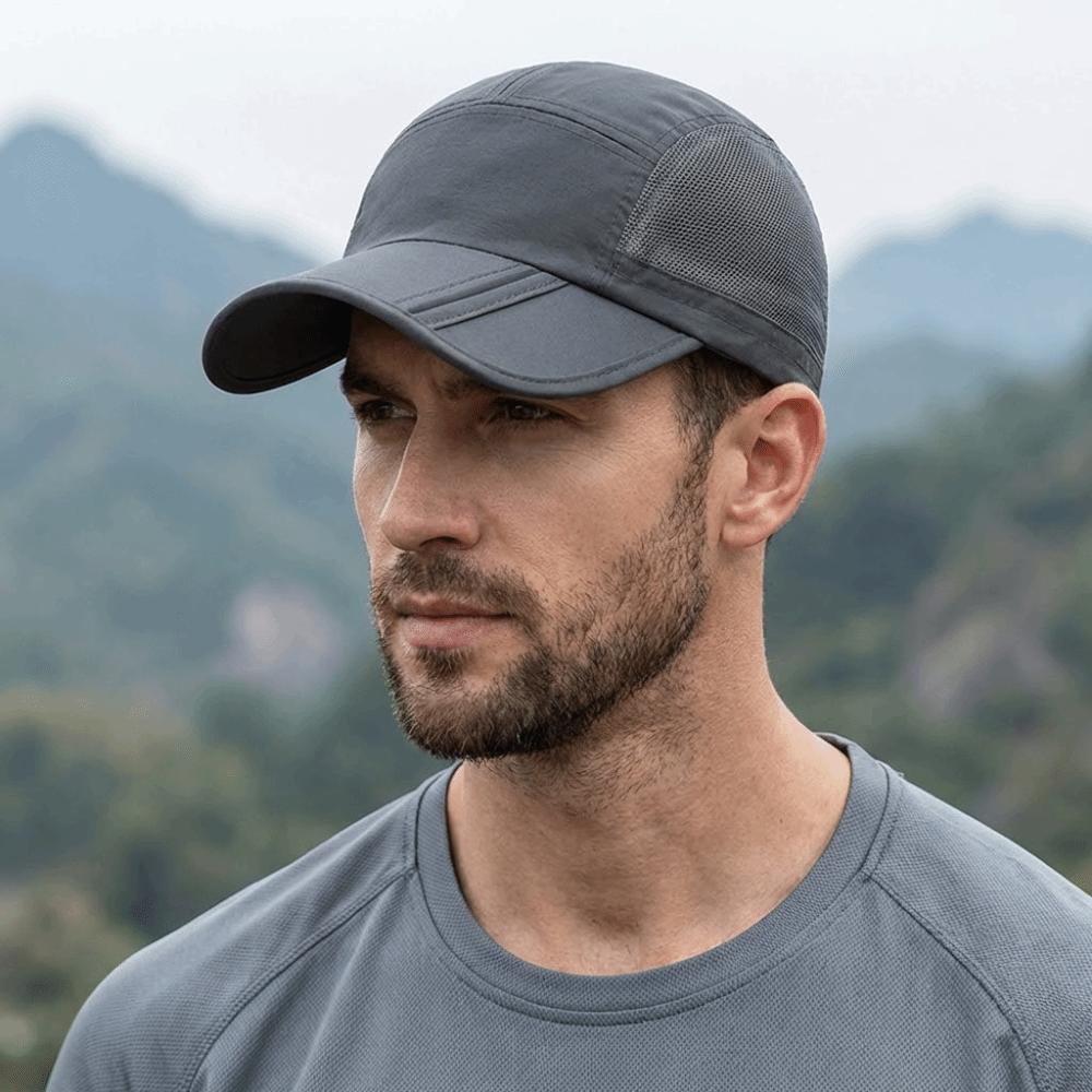 Quick Dry Baseball Cap Foldable Sports Caps Simple Outdoor Sun Hat  Hiking