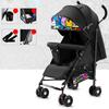 Portable Stroller Baby Sit Or Lie Down Folding Pushchair Adjustable Backrest