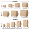 Kraft Paper Bag - Thickened White Card Tote for Clothing, Shoes, Gifts, and Custom Logos