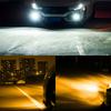 2PCS Car Fog Light 9-24V H1 LED Fog Running Light Bulb H3 LED Super Bright LED Auto Lamp Amber White No Adapter Required DRL