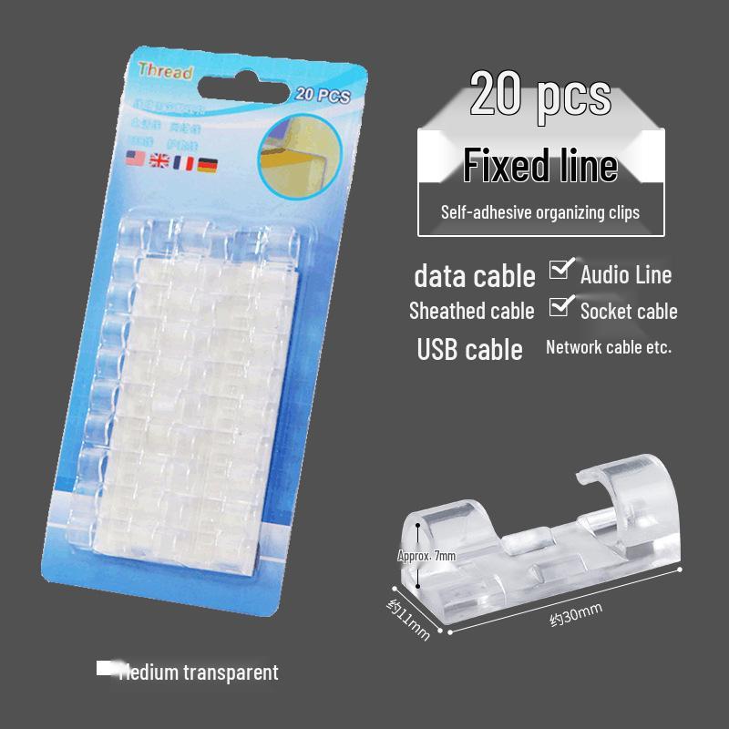 Selbstklebendes Auto-Kabelorganisations-Clip-Set