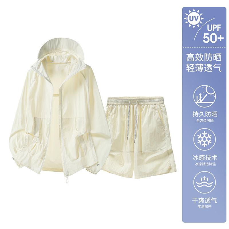 Outdoor sunscreen clothing for women 1011 summer new UPF10 + breathable loose large size sunscreen clothing thin jacket for men