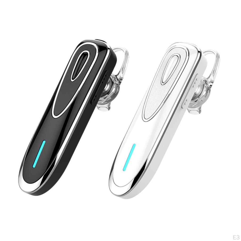 Headphones Ear Hooks Waterproof V5.0 Headsets for Workout Gym Running Travel Black