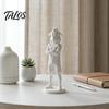 Trendy Chicken Figure 3D Printed Roast Head Man Statue, Creative Desktop Ornament, Compact Accessory Minimalist Modern Statue for Home Office Tabletop