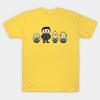 Asian Size Men Print T-shirt Cute Gru And Minions No-Cut Heat Transfer Print Cotton Tshirt