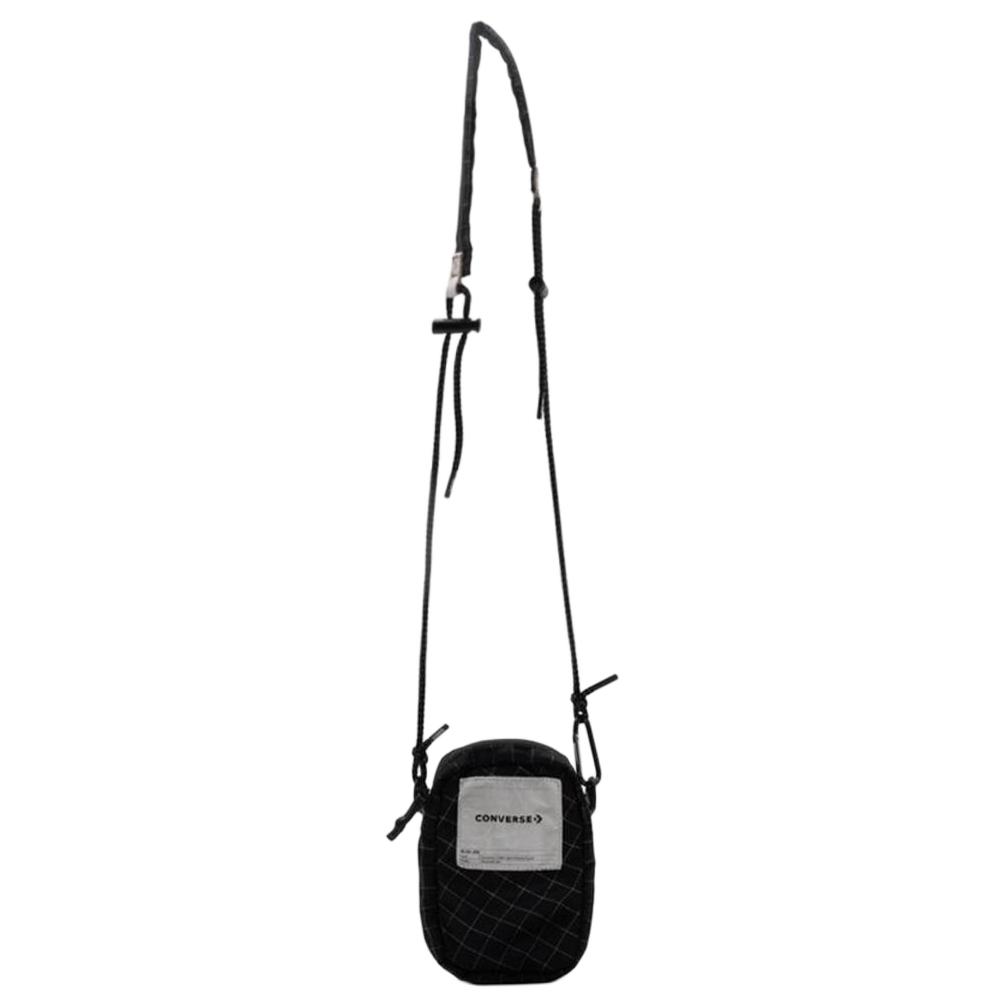 Converse Polyurethane Shoulder Bag Regular Unisex Black 10022286A01
