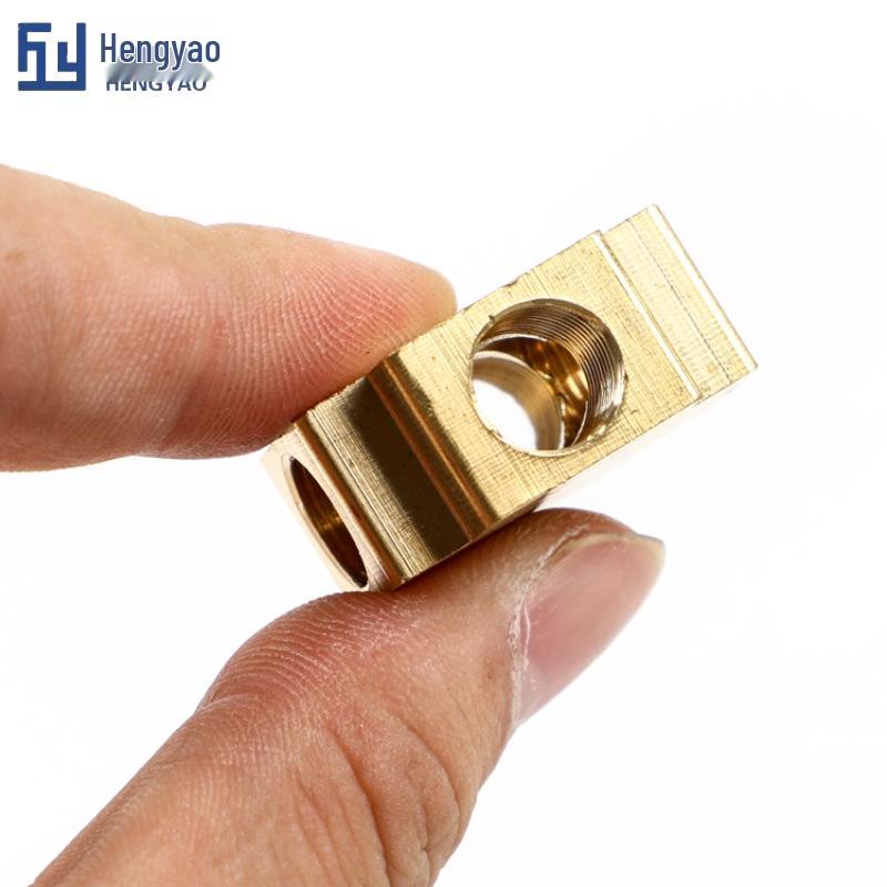 All-Copper Four-Way Pneumatic Brass Connector