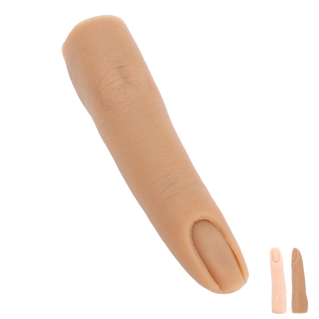 Silicone Practice Fingers for Acrylic Nails Soft To Touch Realistic Flexible Bendable Nail Training 